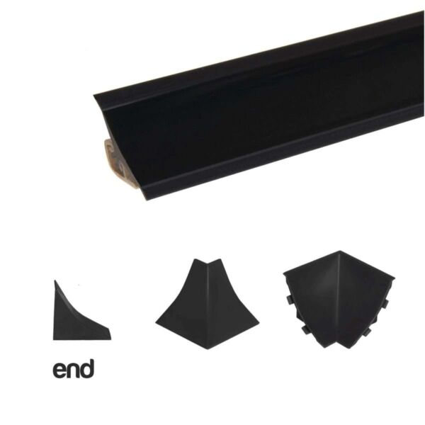 Worktop Strip End Element Black