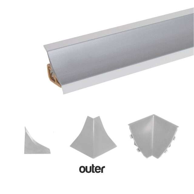 Work Top Corner Protection Finishing Elements for Worktop Profile Strip Splashback Edging Trim ...