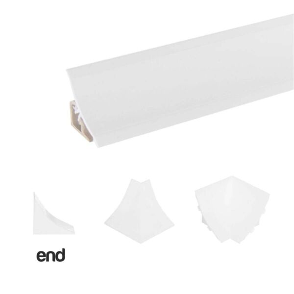 Worktop Strip End Element White