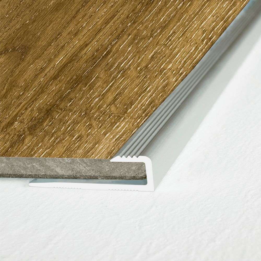 36" Aluminum Door Threshold - Black Floor Transition Strip For Carpet, Vinyl, Wood & Tile Flooring