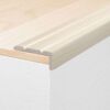 Anti Slip Stair Nosing 25 x 10mm A31 Anodised Aluminium Self Adhesive Edge Trim