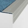 Anti Slip Stair Nosing 35 x 35mm A34 Anodised Aluminium Self Adhesive Ribbed Treads Edge Trim