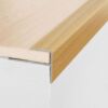 Anti Slip Stair Nosing 15 x 22mm A60 Push-In Aluminium Wood Effect Edge Trim